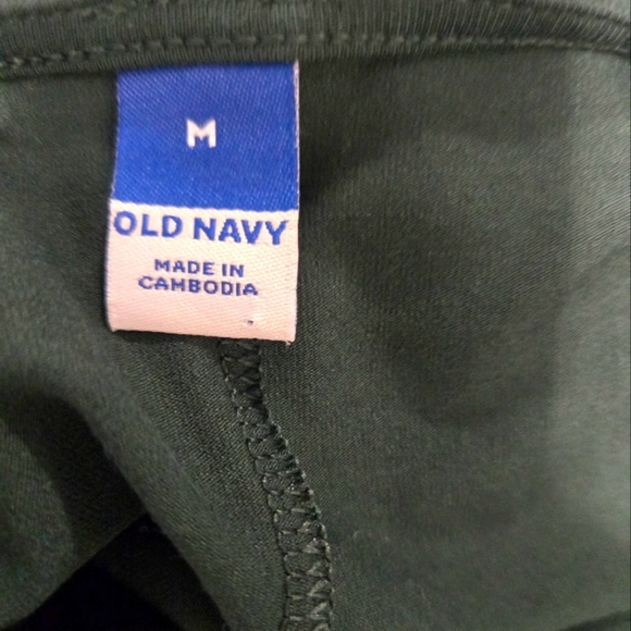 Old Navy NWT Dark Green Long Sleeve Dress Size Medium - Picture 4 of 6